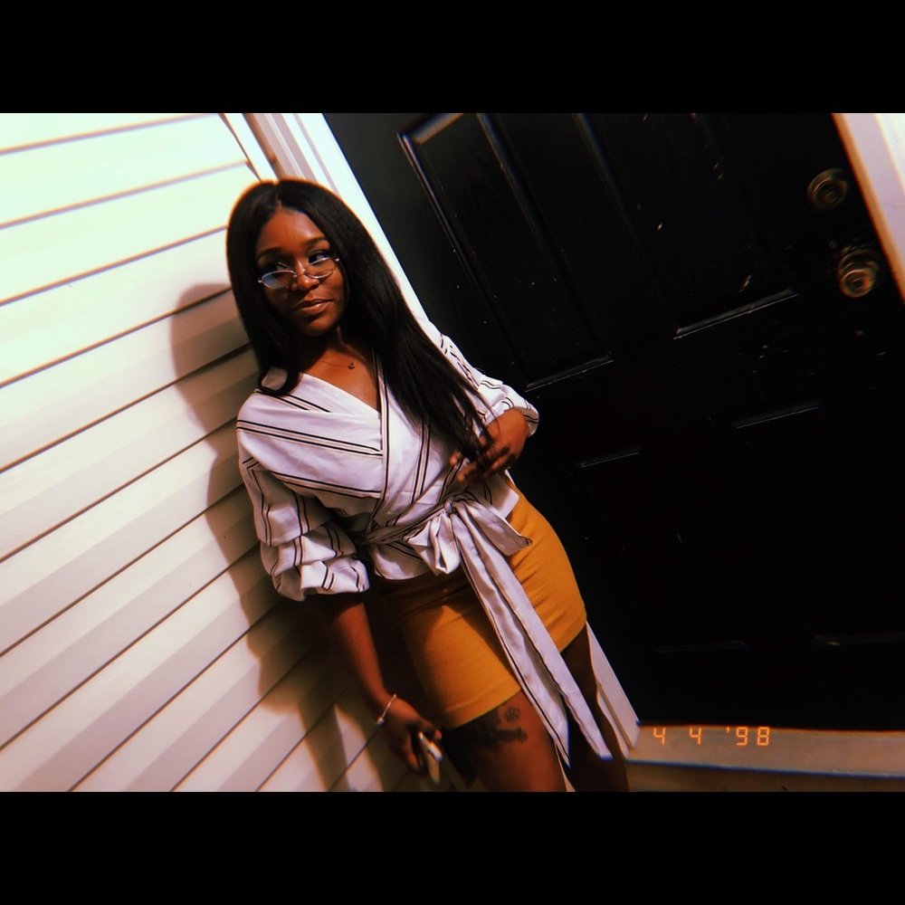 Yellow Mini Skirt